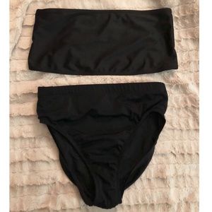 High waisted bikini bottom